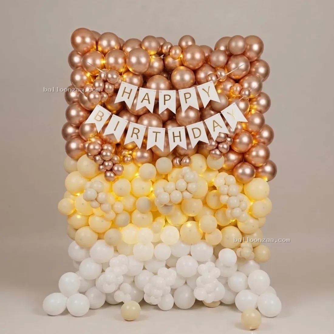 Birthday balloon decoration